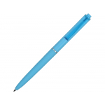 Ручка пластиковая soft-touch шариковая Plane, голубой, фото 1