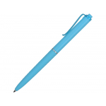 Ручка пластиковая soft-touch шариковая Plane, голубой, фото 2