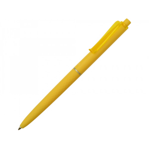 Ручка пластиковая soft-touch шариковая Plane, желтый - купить оптом