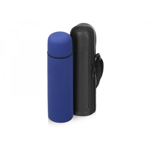 Термос Ямал Soft Touch 500мл, синий - купить оптом