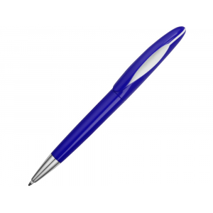 Ручка пластиковая шариковая Chink, синий/белый - купить оптом
