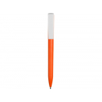 Ручка пластиковая шариковая Fillip, оранжевый/белый, фото 2