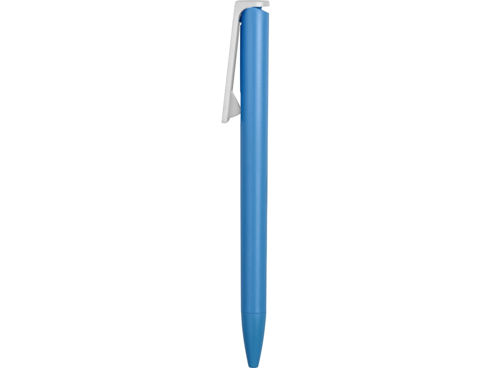 Ручка пластиковая шариковая Fillip, голубой/белый - купить оптом