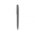 Ручка пластиковая soft-touch шариковая Zorro, серый/белый, фото 2