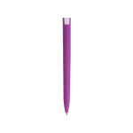 Ручка пластиковая soft-touch шариковая Zorro, фиолетовый/белый, фото 3