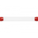 Футляр-туба пластиковый для ручки Tube 2.0, прозрачный/красный, фото 1