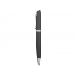 Ручка металлическая шариковая Flow soft-touch, серый/серебристый, фото 2