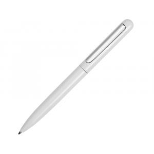Ручка металлическая шариковая Skate, белый/серебристый - купить оптом