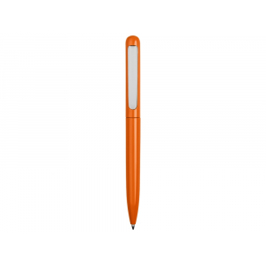 Ручка металлическая шариковая Skate, оранжевый/серебристый - купить оптом