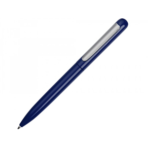 Ручка металлическая шариковая Skate, темно-синий/серебристый - купить оптом