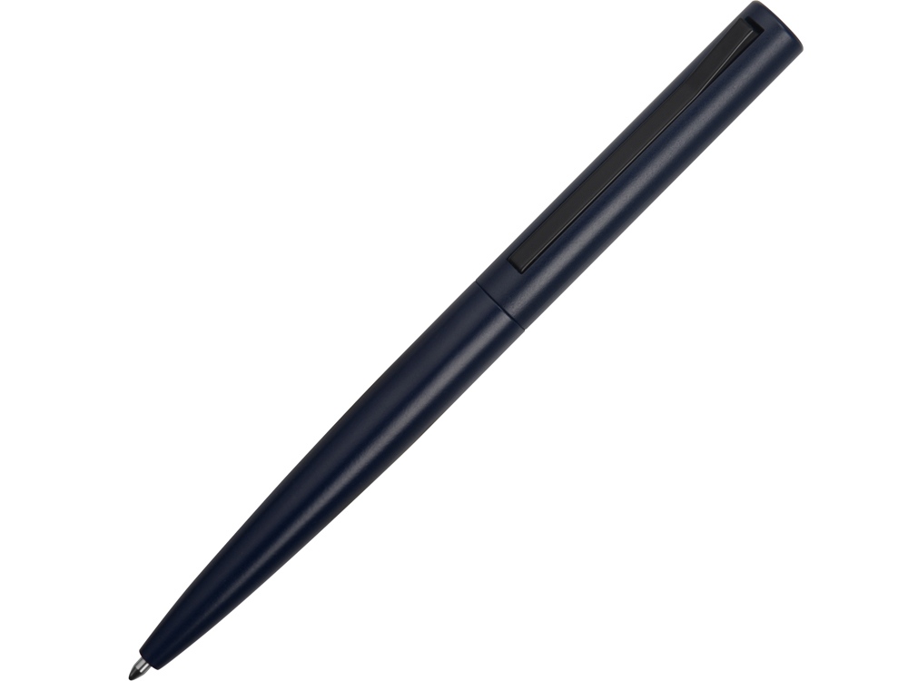 Ручка металлическая шариковая Bevel, темно-синий/черный - купить оптом