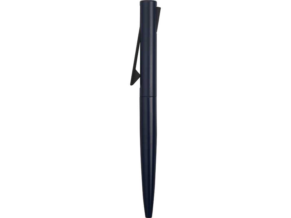 Ручка металлическая шариковая Bevel, темно-синий/черный - купить оптом