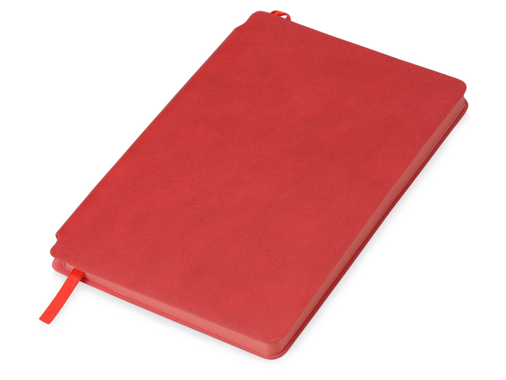 Блокнот Notepeno 130x205 мм с тонированными линованными страницами, красный - купить оптом
