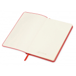 Блокнот Notepeno 130x205 мм с тонированными линованными страницами, красный, фото 1