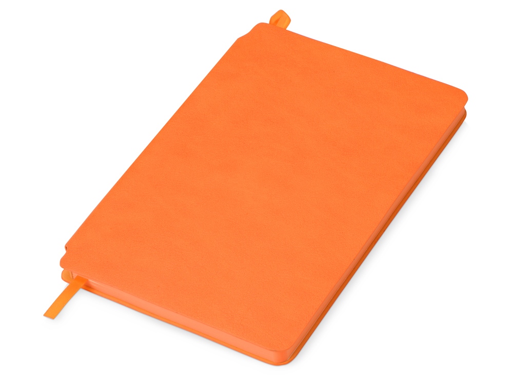 Блокнот Notepeno 130x205 мм с тонированными линованными страницами, оранжевый - купить оптом