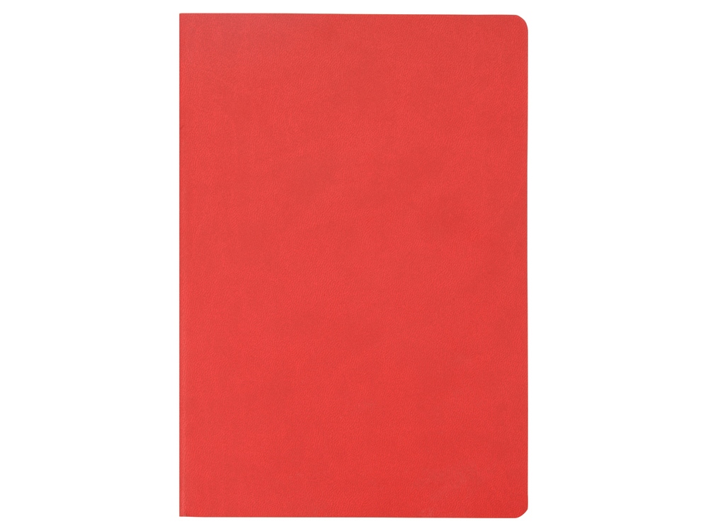 Блокнот Wispy линованный в мягкой обложке, красный - купить оптом