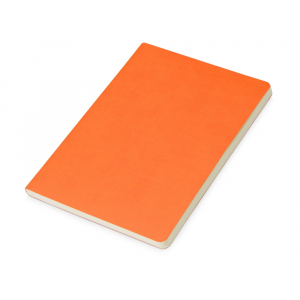 Блокнот Wispy линованный в мягкой обложке, оранжевый - купить оптом