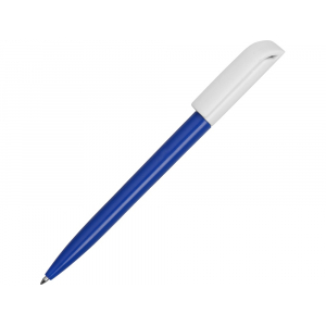Ручка пластиковая шариковая Миллениум Color BRL, синий/белый - купить оптом
