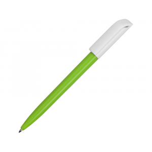 Ручка пластиковая шариковая Миллениум Color BRL, зеленое яблоко/белый - купить оптом