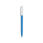 Ручка пластиковая шариковая Миллениум Color BRL, голубой/белый, фото 2