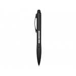 Ручка-стилус шариковая Light, черная с белой подсветкой, черный, фото 4