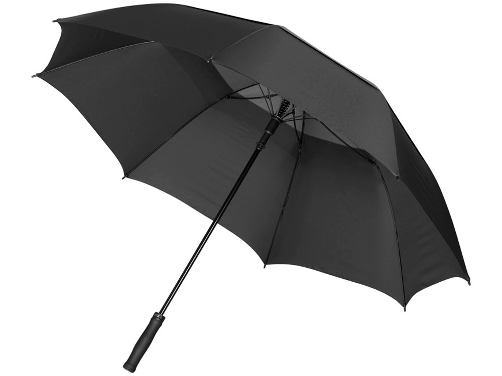Зонт-трость Glendale 30, черный/серый - купить оптом
