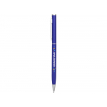 Ручка металлическая шариковая Slim, синий, фото 3