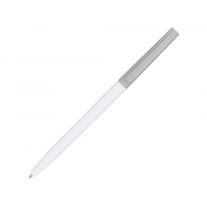 Ручка шариковая пластиковая Mondriane, белый/серый - купить оптом