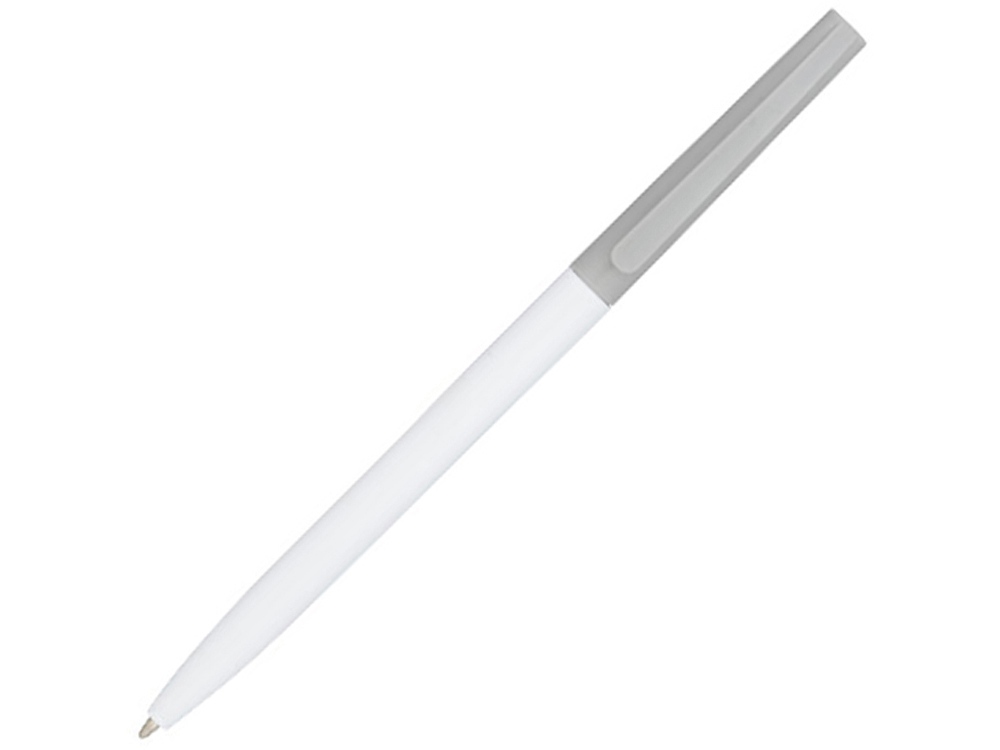 Ручка шариковая пластиковая Mondriane, белый/серый - купить оптом