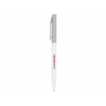 Ручка шариковая пластиковая Mondriane, белый/серый, фото 3