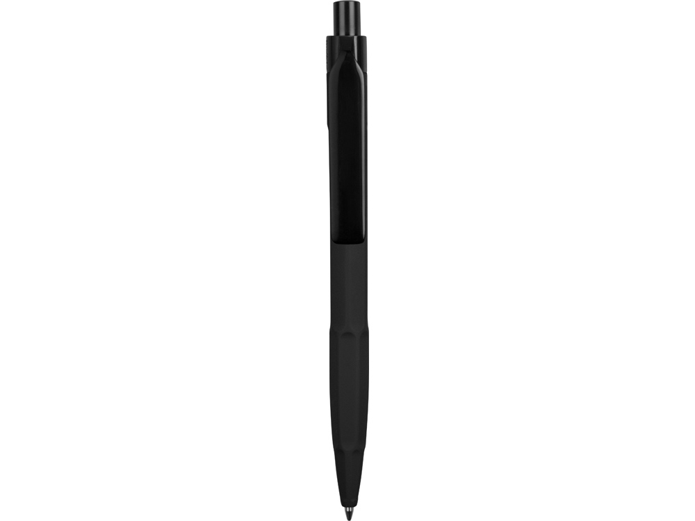 Ручка пластиковая шариковая Prodir QS30 PRP софт-тач, черный - купить оптом