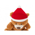 Плюшевый медведь Santa, коричневый, красный, белый, фото 4