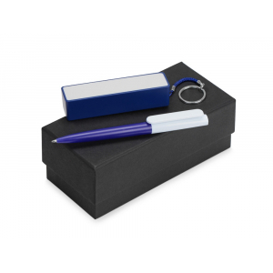 Подарочный набор Essentials Umbo с ручкой и зарядным устройством, синий - купить оптом
