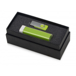 Подарочный набор Flashbank с флешкой и зарядным устройством, зеленый, фото 1