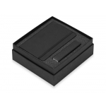 Подарочный набор To go с блокнотом и зарядным устройством, черный, фото 1