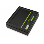 Подарочный набор Q-edge с флешкой, ручкой-подставкой и блокнотом А5, зеленый, фото 1