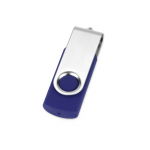 Подарочный набор Q-edge с флешкой, ручкой-подставкой и блокнотом А5, синий, фото 3