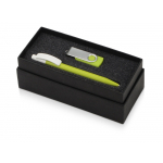 Подарочный набор Uma Memory с ручкой и флешкой, зеленое яблоко, фото 1