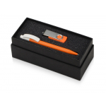 Подарочный набор Uma Memory с ручкой и флешкой, оранжевый, фото 1