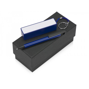 Подарочный набор Kepler с ручкой-подставкой и зарядным устройством, синий - купить оптом