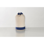 Рюкзак-мешок Indiana хлопковый, 180гр, натуральны/синий, фото 3