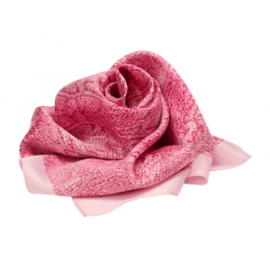 Платок розовый 500*515 мм в подарочном мешке - купить оптом