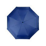Зонт складной Columbus, механический, 3 сложения, с чехлом, кл. синий, фото 4