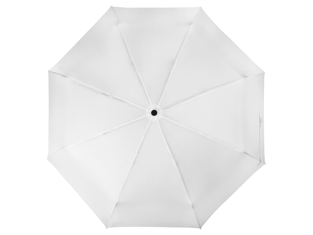 Зонт складной Columbus, механический, 3 сложения, с чехлом, белый - купить оптом