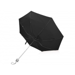 Зонт складной Tempe, механический, 3 сложения, с чехлом, черный, фото 2