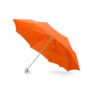 Зонт складной Tempe, механический, 3 сложения, с чехлом, оранжевый - купить оптом