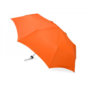 Зонт складной Tempe, механический, 3 сложения, с чехлом, оранжевый - купить оптом