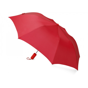 Зонт складной Tulsa, полуавтоматический, 2 сложения, с чехлом, красный - купить оптом