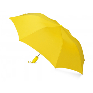 Зонт складной Tulsa, полуавтоматический, 2 сложения, с чехлом, желтый - купить оптом