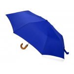 Зонт складной Cary, полуавтоматический, 3 сложения, с чехлом, темно-синий, фото 1